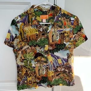 Hawaiian shirt xs worn only once